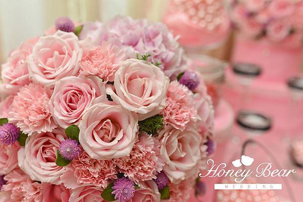 20140802 新人回娘家 哈妮熊 婚禮佈置