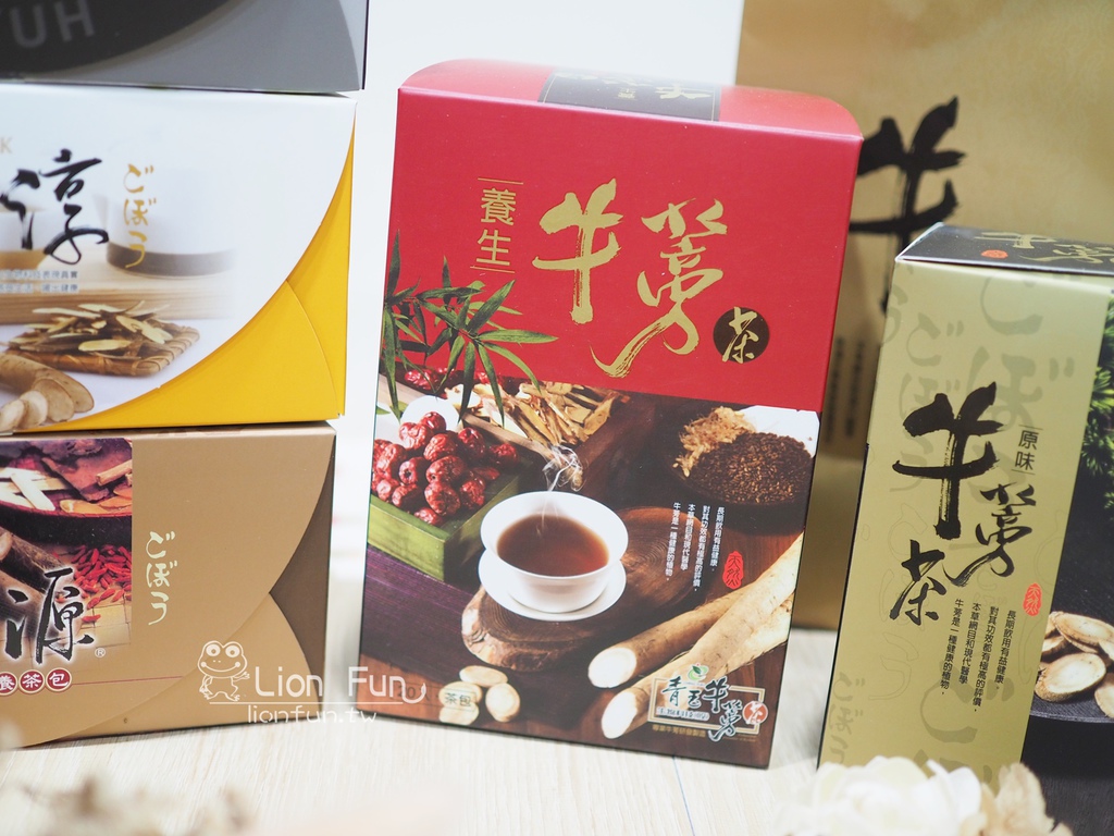 養生茶 青玉牛蒡茶 茶包式設計 不管是要直接沖泡或是當燉包都可以 相當方便 Lion Fun 痞客邦
