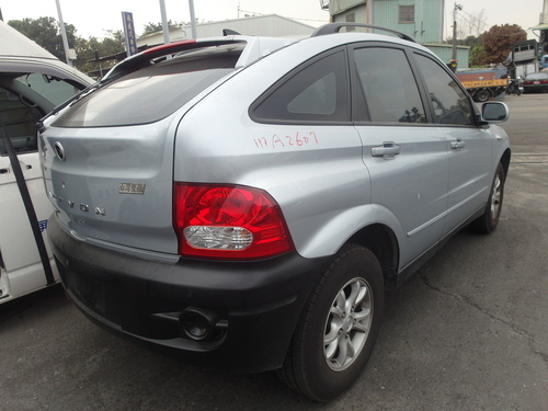 2008 SsangYong 雙龍 ACTYON 銀色 2.