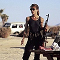 Linda Hamilton en el papel de Sarah Connor, Terminator 2___ el juicio final (1991)