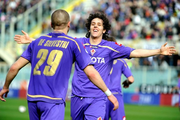 2009/10 #21 JOVETIC con DE SILVESTRI