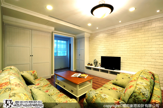 [魔術空間設計]室內設計作品-耀昀創意設計有限公司-蔡昀璋 Thomas Tsai-改造三十年老公寓 濃郁南歐鄉村氣息洋溢