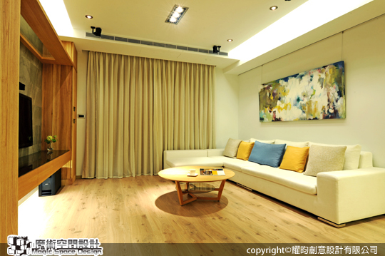 [魔術空間設計]室內設計作品-耀昀創意設計有限公司-蔡昀璋 Thomas Tsai-移植紐澳田園風格  沉浸森林原木香氣