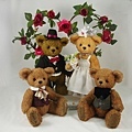 Dressed Bear Family