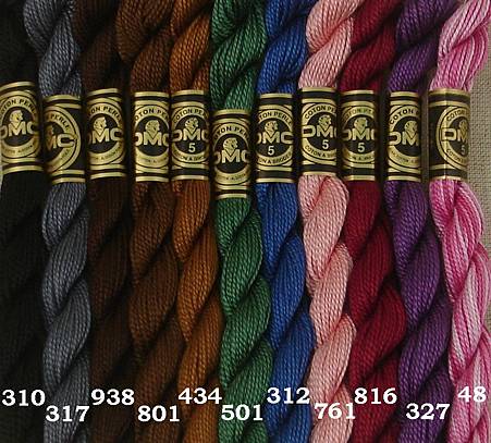 DMC Coton Perlé No.5 Skeins