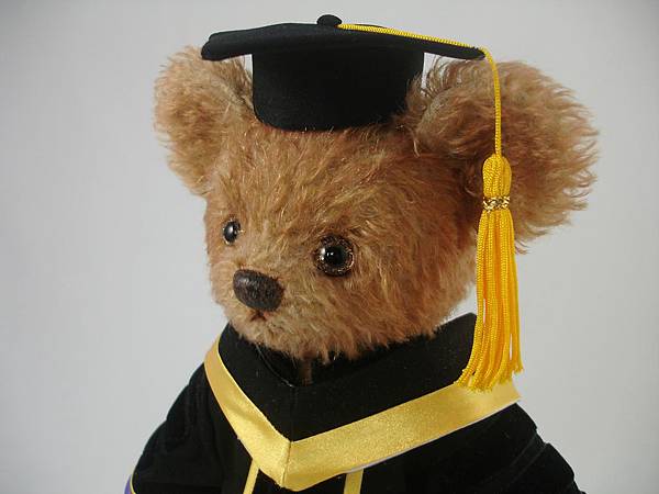 Teddy in Cap and Gown