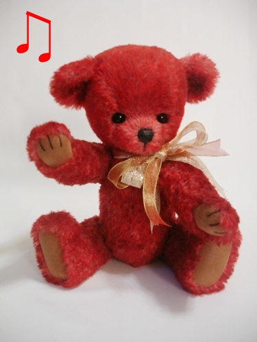 Noel Bear with Music Box