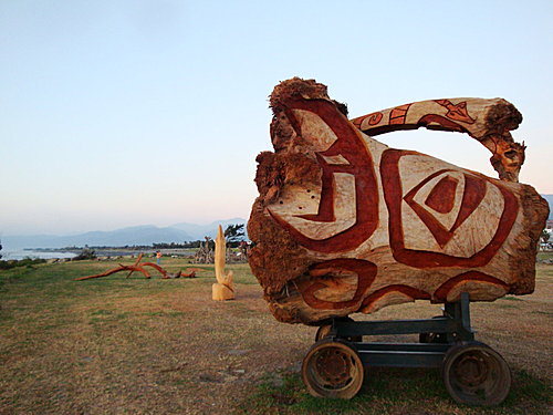 台東海濱公園 漂流木雕刻展