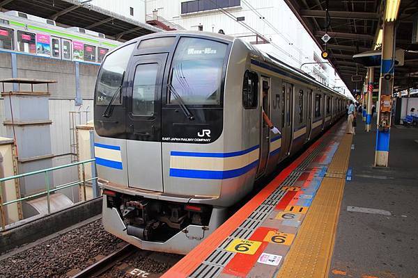 那麼就搭著E217系繼續前進