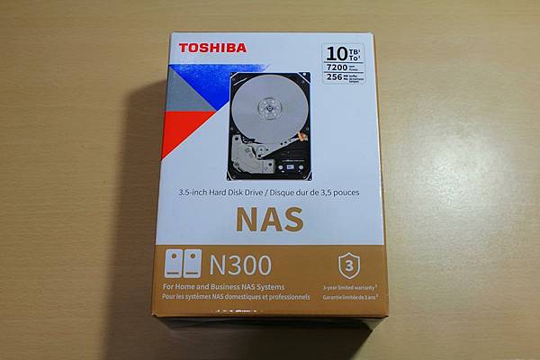 新的硬碟是NAS N300
