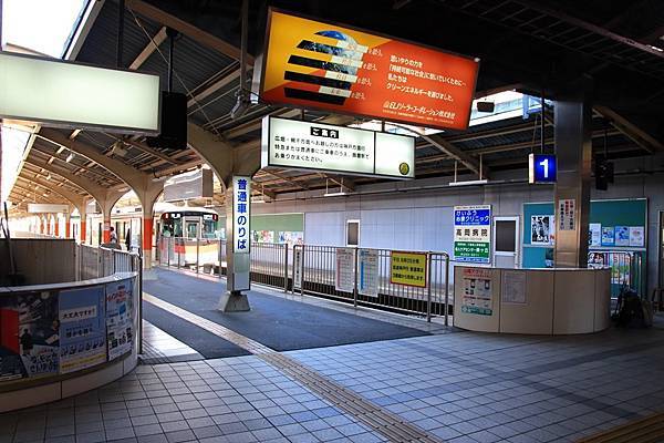 1番のりば也是停靠普通車