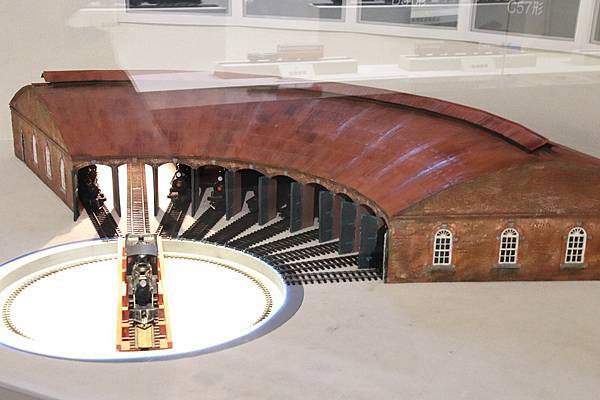 有趣的扇形車庫模型