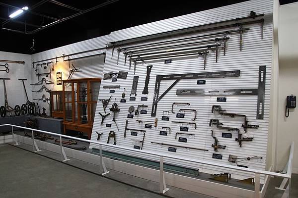 館內收藏了D51的各種零件