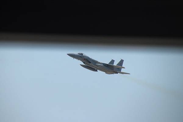 想拍到F-15真不容易