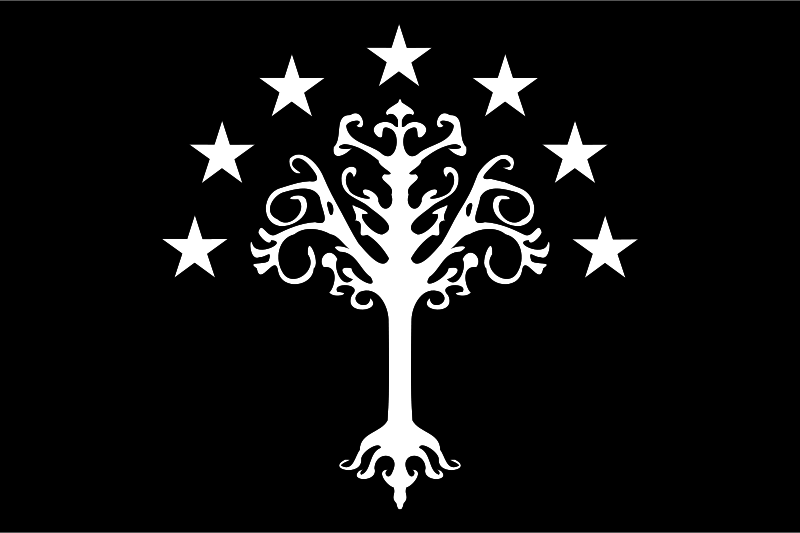 七星和聖樹後來成了伊蘭迪爾一家的家徽