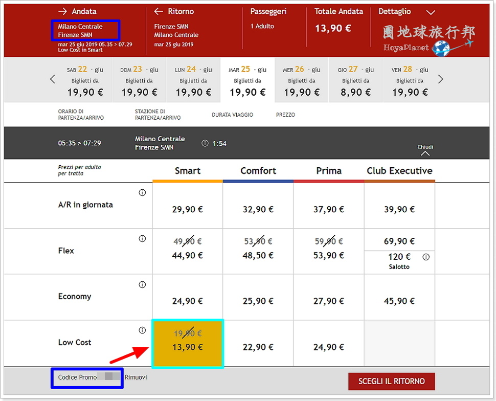 【2024/2025義大利】高鐵 italo最新優惠碼！通行