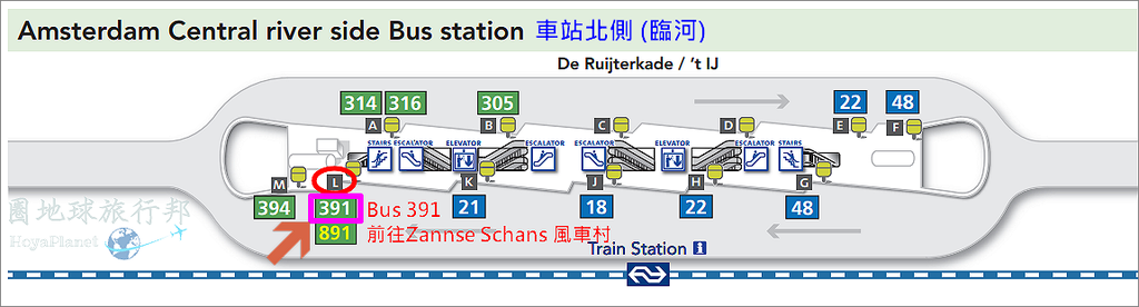 荷蘭 Zaanse Schans【2024風車村】交通方式,