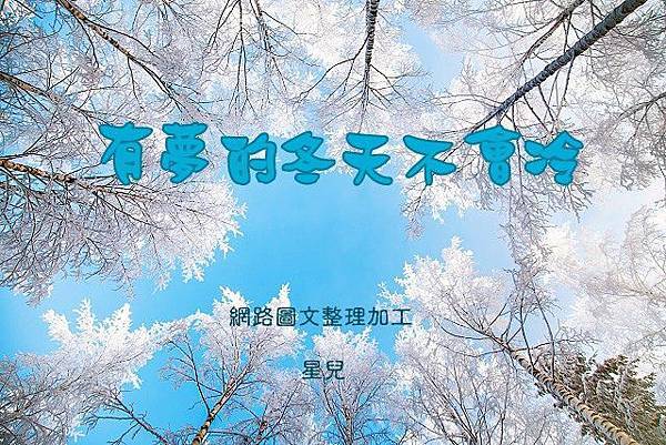 有夢的冬天不會冷 有夢的冬天不會冷