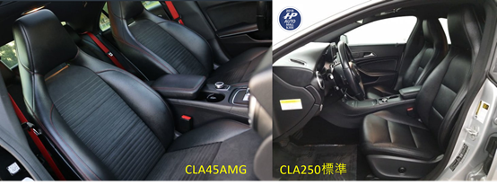 CLA 45 AMG 以及  CLA 250 標準