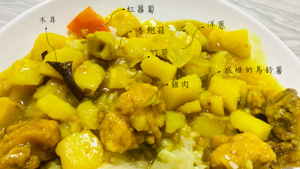 輔大心園 咖哩雞肉燴飯 咖哩雞肉燴飯