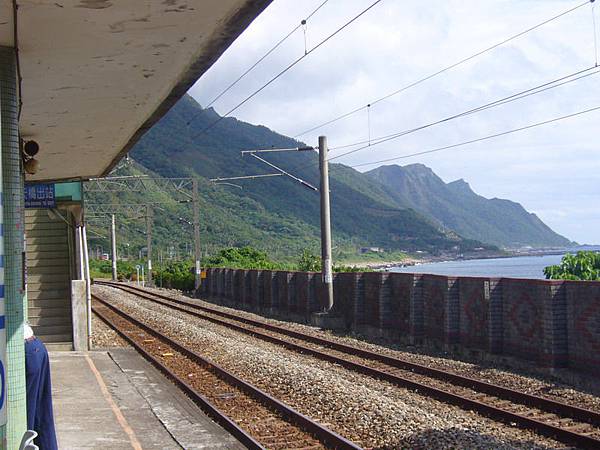 大里車站看到的山與海