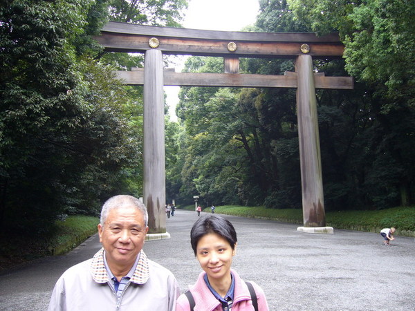 明治神宮的鳥居