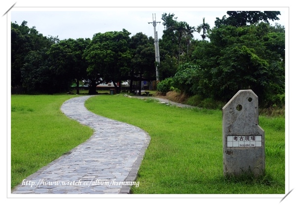 從文化公園方向往考古現場