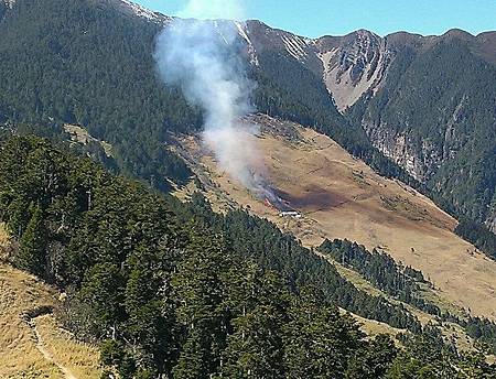 雪山森林火災火勢已控制燒毀面積零點二公頃