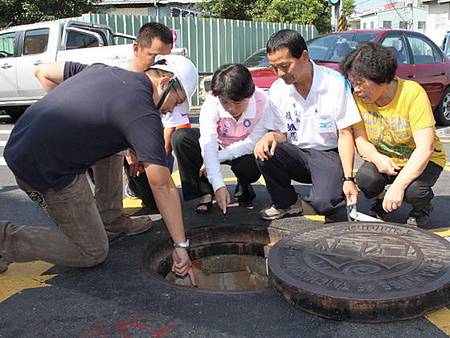 潭子區東寶里大富路常淹水民代爭取改善