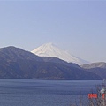 覆著白雪的富士山 3776 m