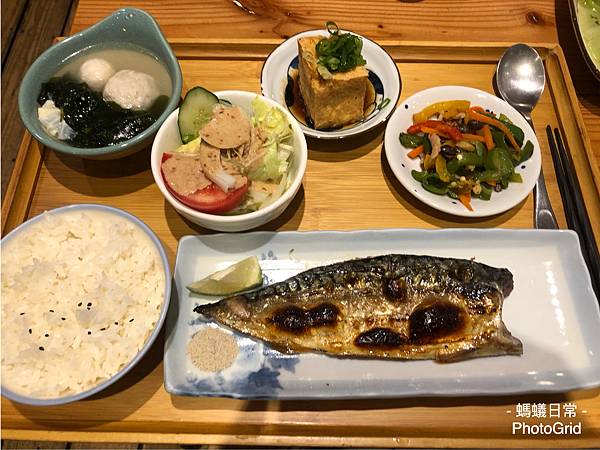 新竹 竹北美食 餐廳 推薦 友食寓 鯖魚定食套餐.JPG