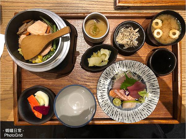 竹北高鐵美食 日式餐廳推薦 文興路 好旬日食 套餐俯視.JPG