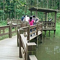 天池上的木棧步道