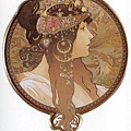 Byzantine Head The Brunette. 1897拜占庭頭飾(棕髮).jpg