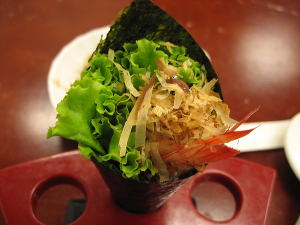點菜2：蝦手捲