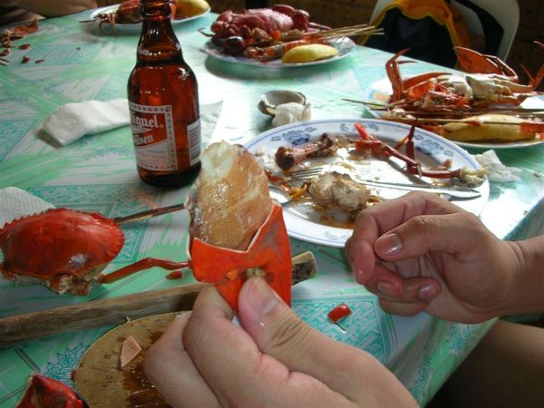 很肥的蟹腳