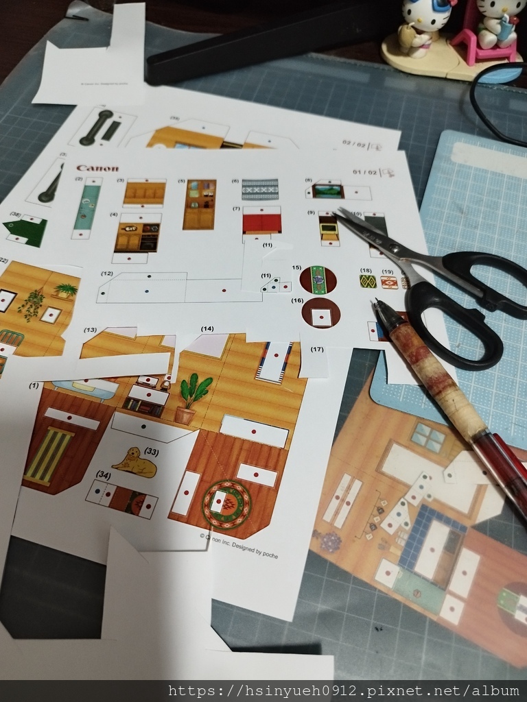 微型立體書-小木屋