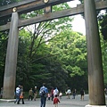 明治神社的鳥居