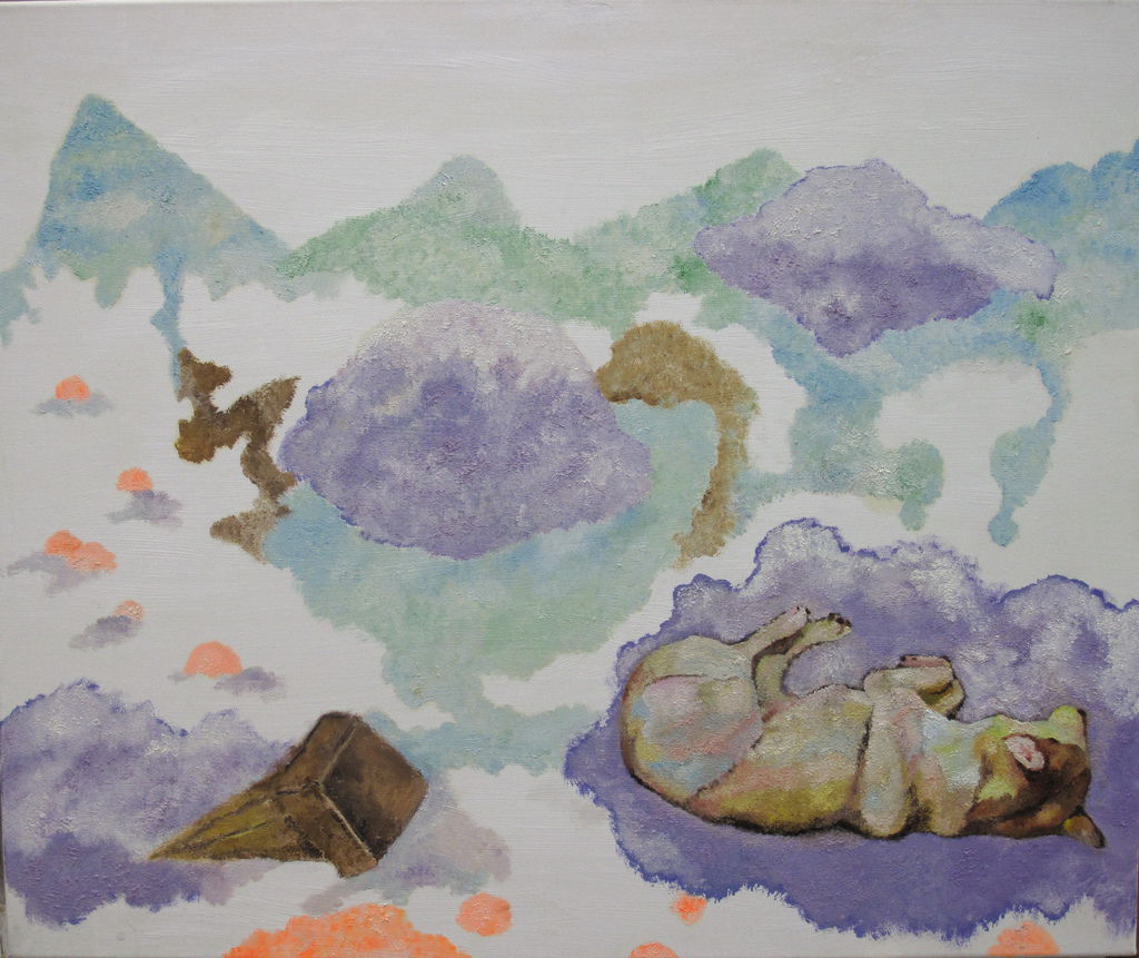 通往夢境的旅程, 72.5 x 60.5,油彩、畫布,2013