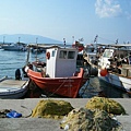 Akritsas港口旁的漁船停靠區