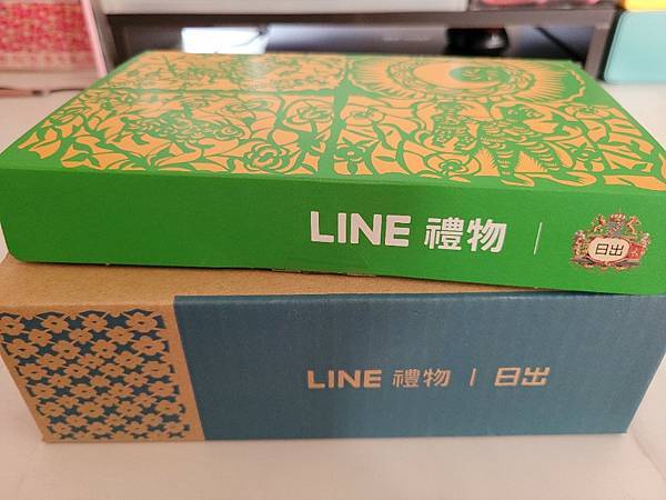 LINE禮物購物體驗 日出獨家限量月圓圓光顯顯 中秋禮盒 宮原眼科 鳳梨酥