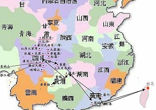 2007大陸自由行40天_行程概要 2007大陸自由行40天_行程概要