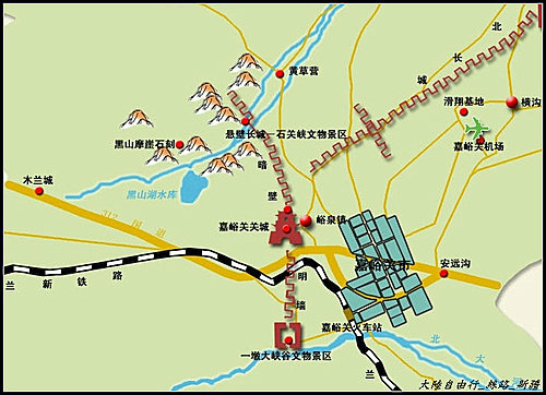 嘉峪關_懸臂長城_第一墩 嘉峪關_懸臂長城_第一墩