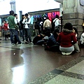 台中火車站 早上五點多
