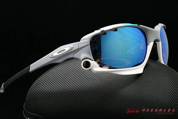 OAKLEY RACING JACKET 30週年紀年版(原JAWBONE)&彩色藍鍍膜偏光近視有度數運動太陽鏡片