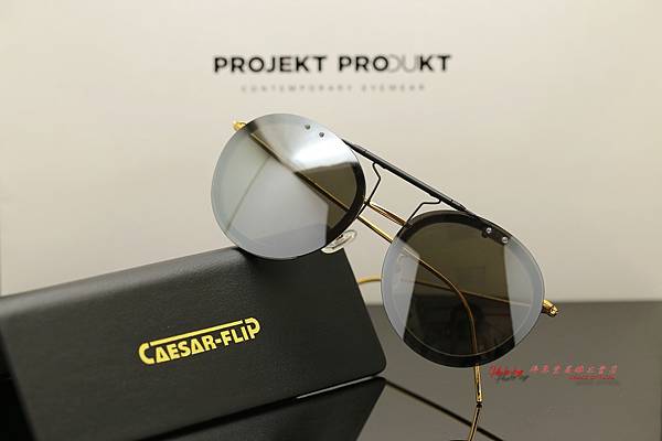 CAESAR FLIP 翻轉前掛 & PROJEKT PRODUKT GL-9 C01G 韓國時尚眼鏡 高雄得恩堂左營店