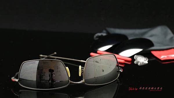 OAKLEY Ducati Polarized Square 鏡片重製、鼻托鏡腳組膠條更換實錄 高雄得恩堂左營店