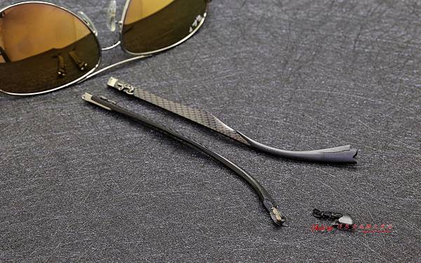 Ray-Ban carbon fibre RB8313 鏡腳修復實錄 高雄得恩堂左營店 專業店中店銷售門市