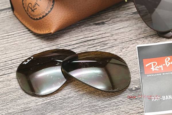 Ray Ban RB3523 雷朋太陽眼鏡 鏡片脫膜更換鏡片 高雄得恩堂左營店 雷朋店中店專業銷售門市