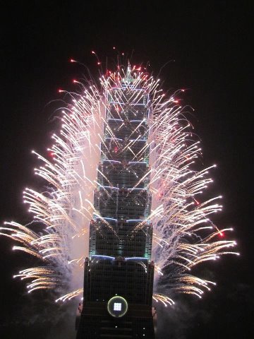 台北101大樓煙火